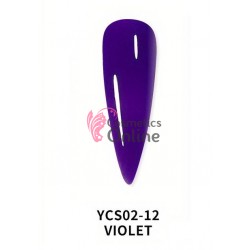 PolyGel UV LED pentru unghii false Misscheering NEON Profesional de 15 ML -  YCS12 Violet